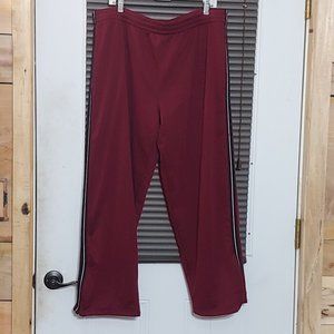 Athletic Works Dri More mens pants zip bottom leg drawstring size XL